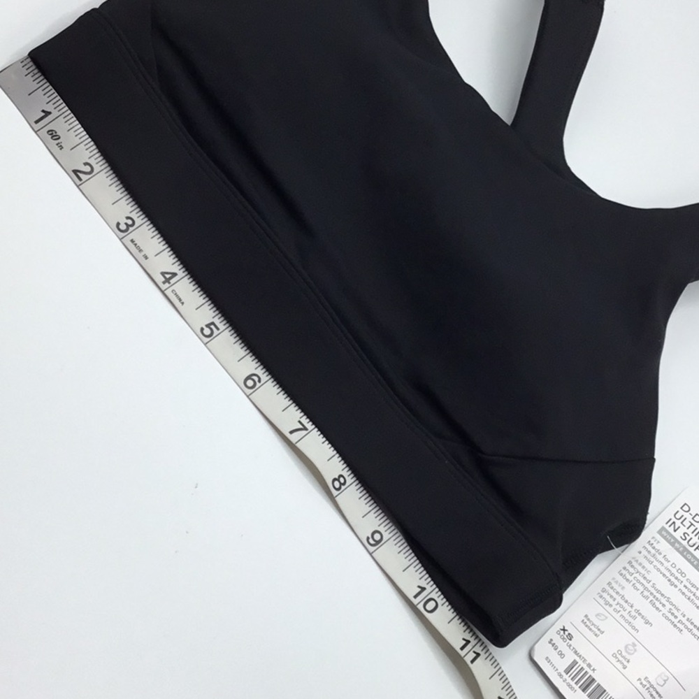 Athleta Ultimate Bra D/DD in Supersonic Black New - Picture 9 of 12